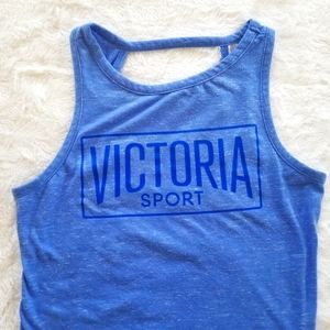 Victoria Secret VSX Blue Workout Muscle Tank